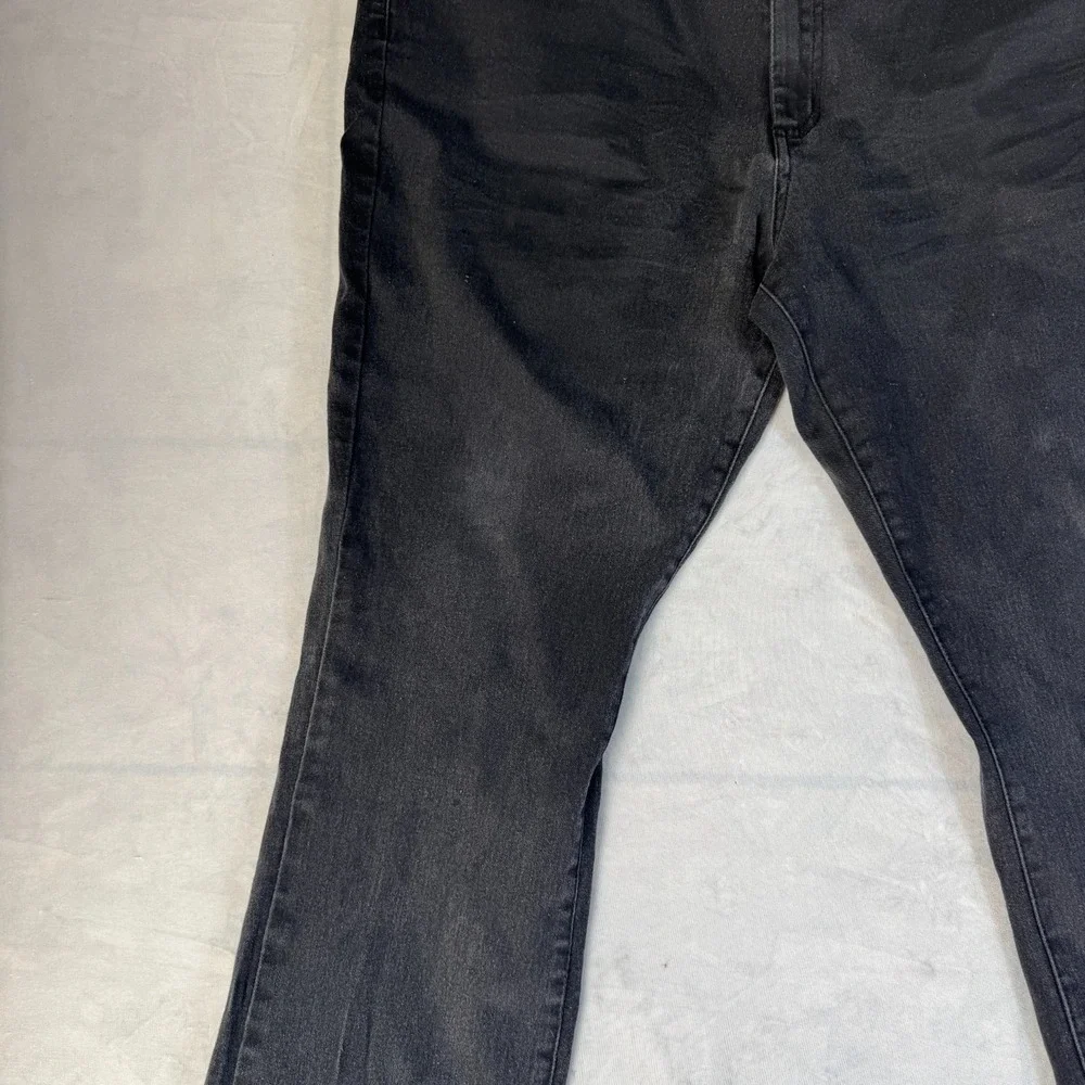 G-Fried Mens Dark Wash Black Stretch Denim Slim Fit Straight Jeans Size 38x32